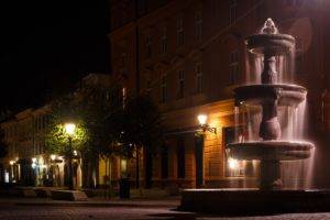 photography, Nature, Architecture, Street, Lights, Trees, Fountain