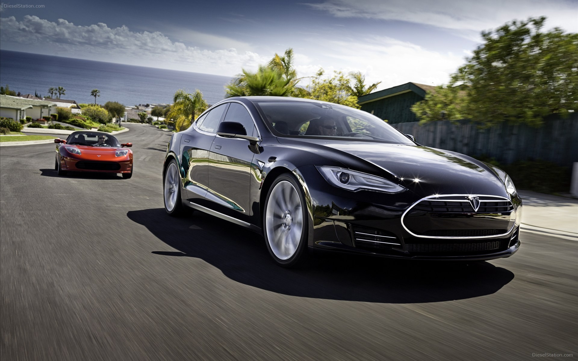 Tesla Model S, Car Wallpaper