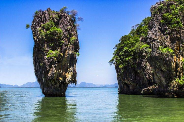 Thailand, Thai, Sea, Sky, Island, Rock, Water HD Wallpaper Desktop Background