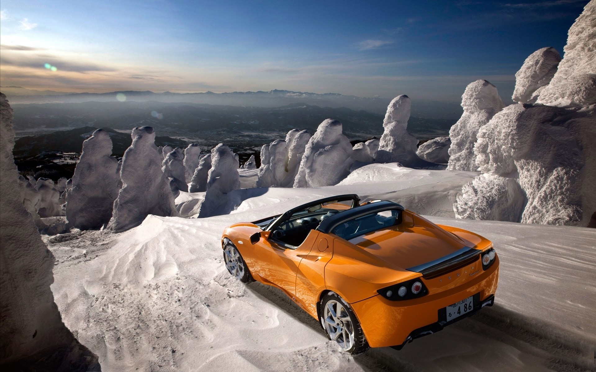 Tesla S, Car Wallpaper