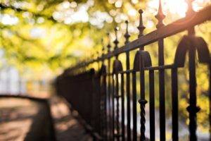 nature, Photography, Macro, Sunlight, Fence, Leaves, Blurred, Road, Bokeh, Lights