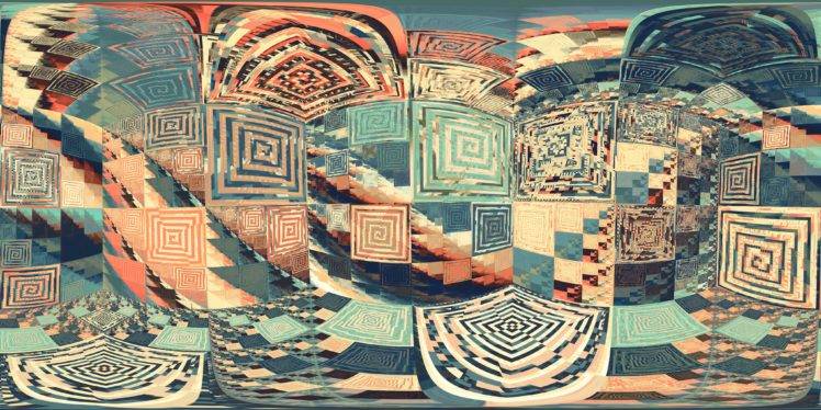 abstract, Fractal, Mazes, Square, Sky HD Wallpaper Desktop Background
