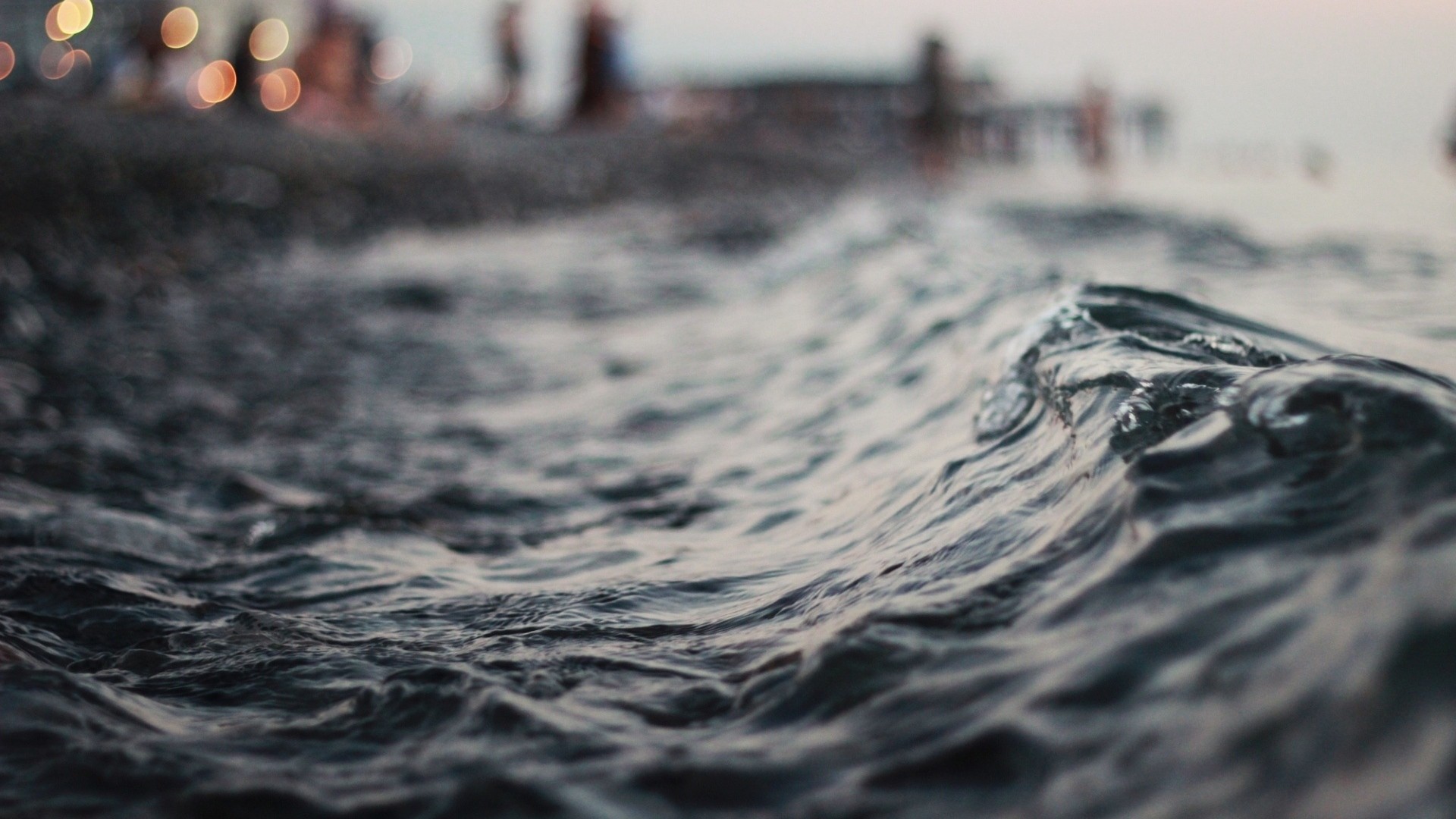 water, Evening, North Sea Wallpaper