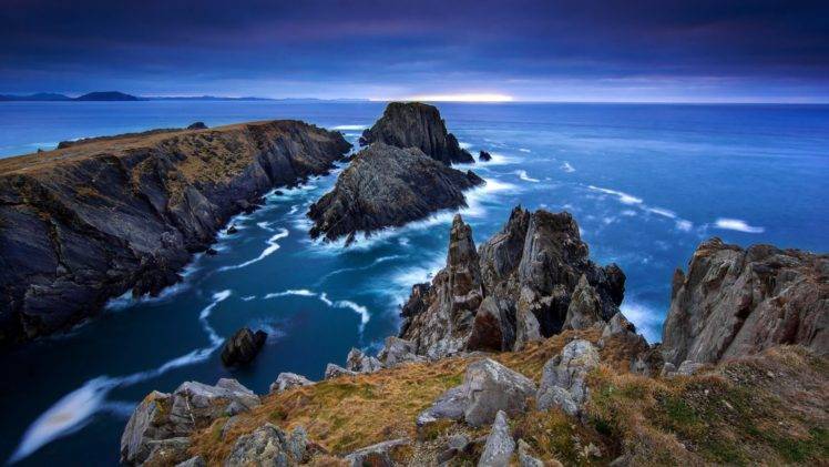 Ireland, Donegal, Sea, Stones HD Wallpaper Desktop Background