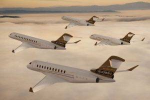 airplane, Aircraft, Sky, Bombardier Global 8000, Bombardier, Mist