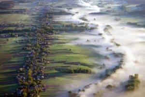 nature, Mist, Ukraine, River