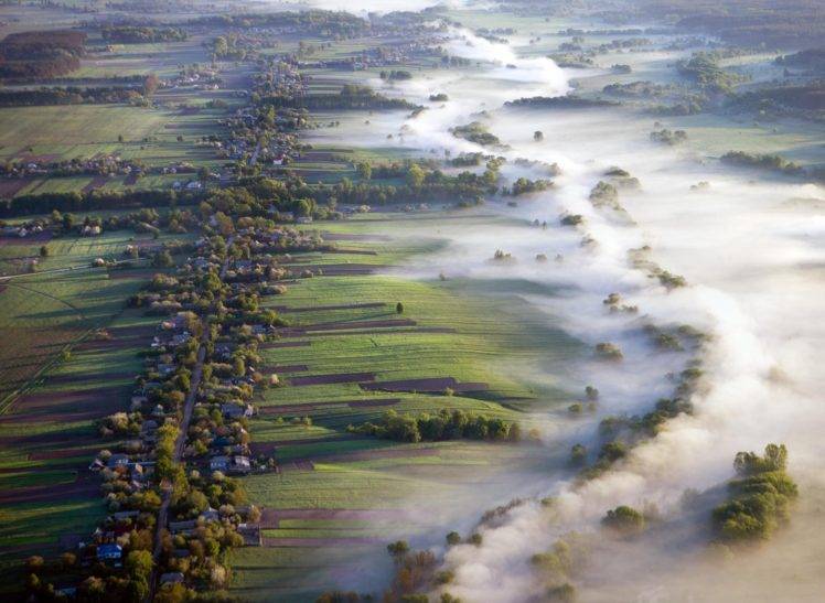 nature, Mist, Ukraine, River HD Wallpaper Desktop Background