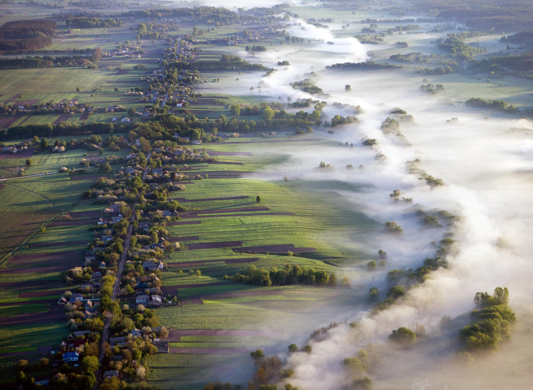 nature, Mist, Ukraine, River Wallpaper