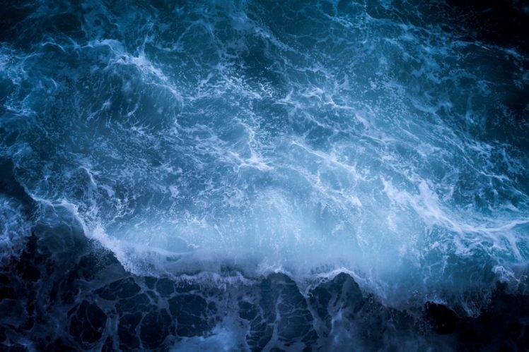 sea, Foam, Waves, Shore HD Wallpaper Desktop Background