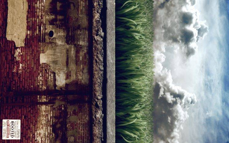 nature, Grass, Clouds, Sky, Wall HD Wallpaper Desktop Background