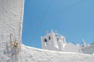 sky, Church, Spider, Greece
