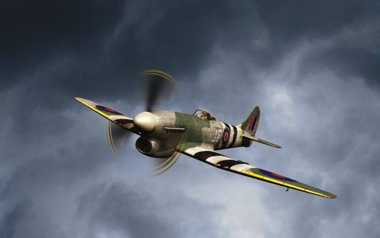planes, Sky, Clouds, War Thunder HD Wallpaper Desktop Background