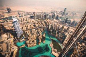 Dubai, Sky, Skyscraper, Cityscape, Desert