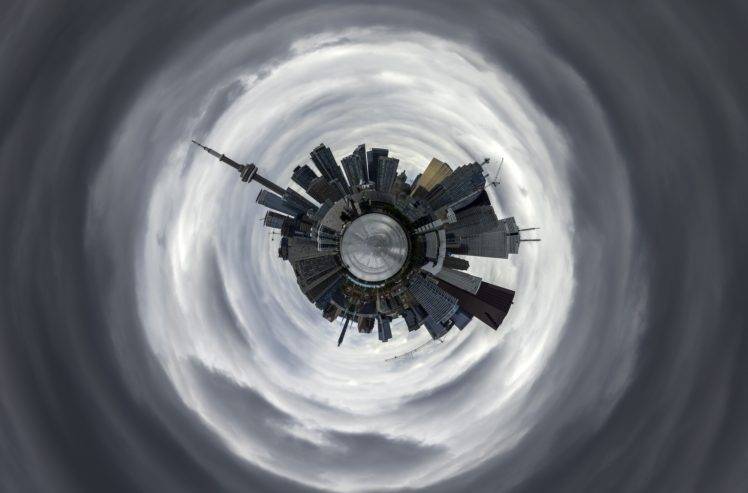 photography, Clouds, Building, Minimalism HD Wallpaper Desktop Background