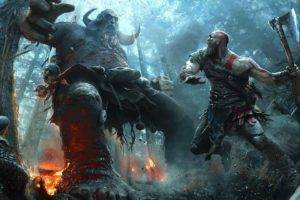 Kratos, God of War, Forest
