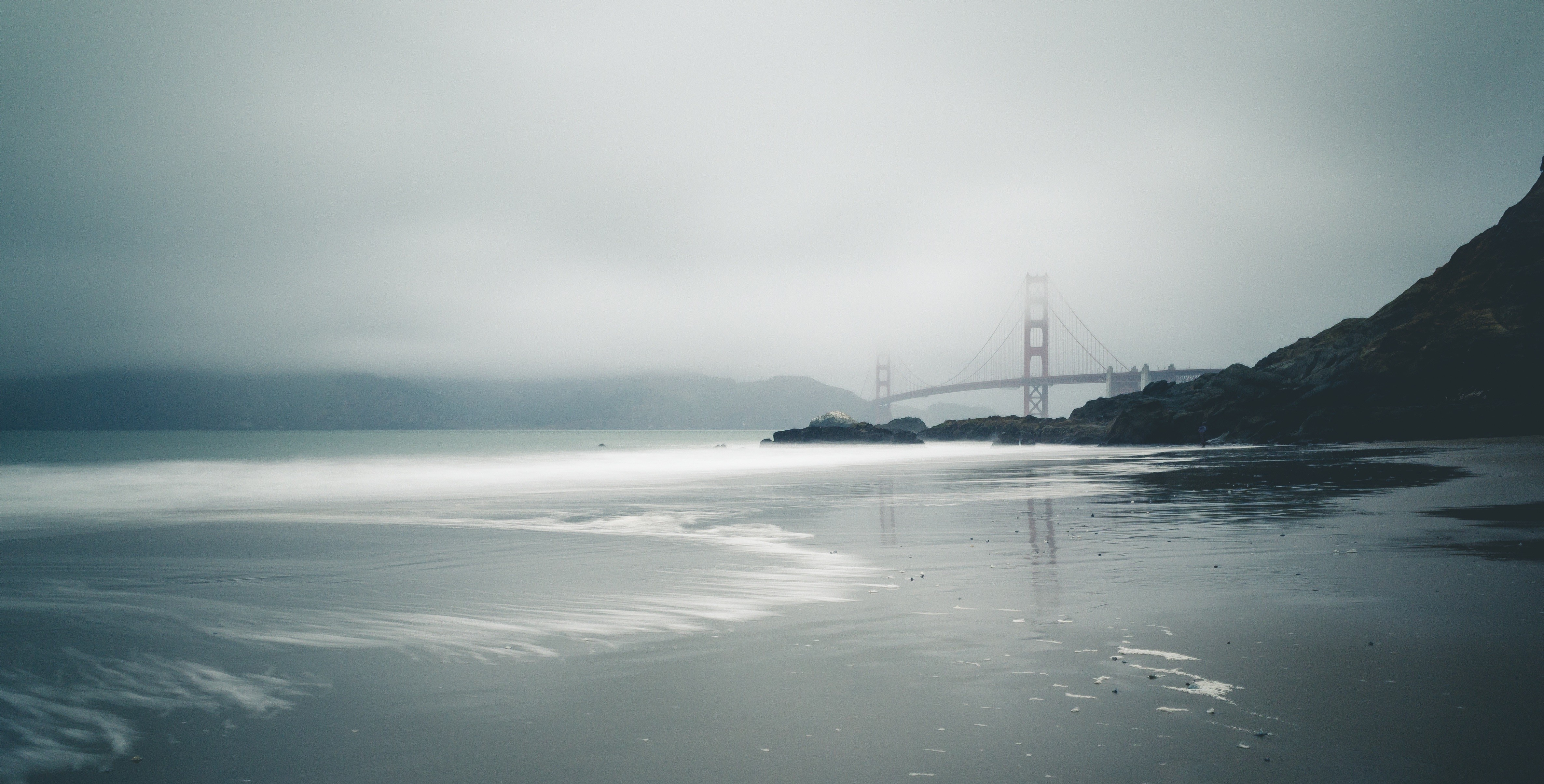 landscape, Nature, San Francisco, Beach, Water Wallpaper