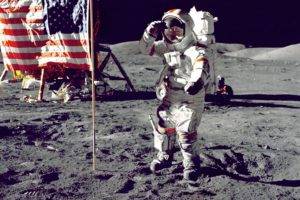men, Nature, Moon, NASA, Flag, Fakes