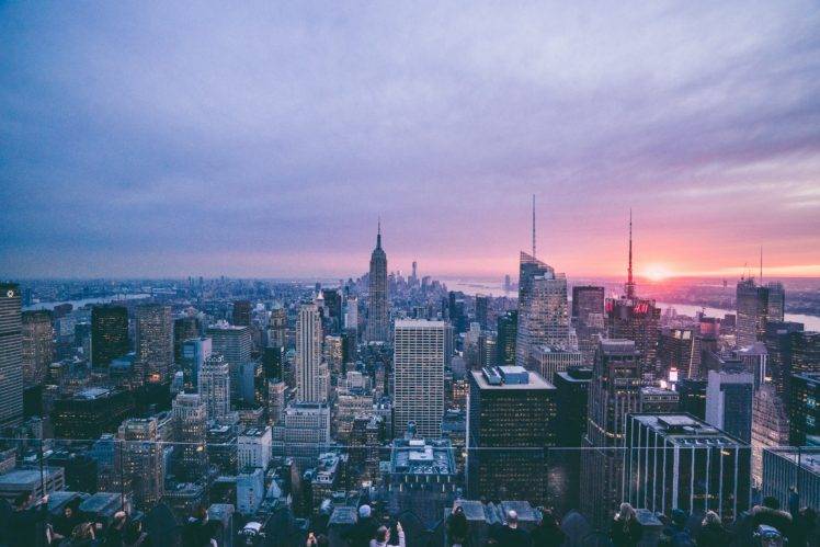 city, Sky, Building, Cityscape, New York City HD Wallpaper Desktop Background
