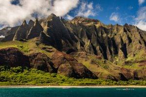 nature, Water, Mountains, Cliff, Coast, Hawaii