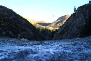 nature, Water, River, Closeup, Blurred