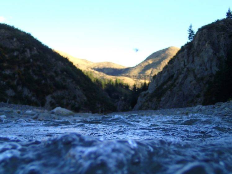 nature, Water, River, Closeup, Blurred HD Wallpaper Desktop Background