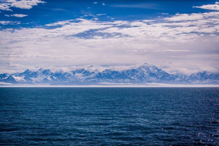 water, Nature, Sky, Clouds, Mountains HD Wallpaper Desktop Background