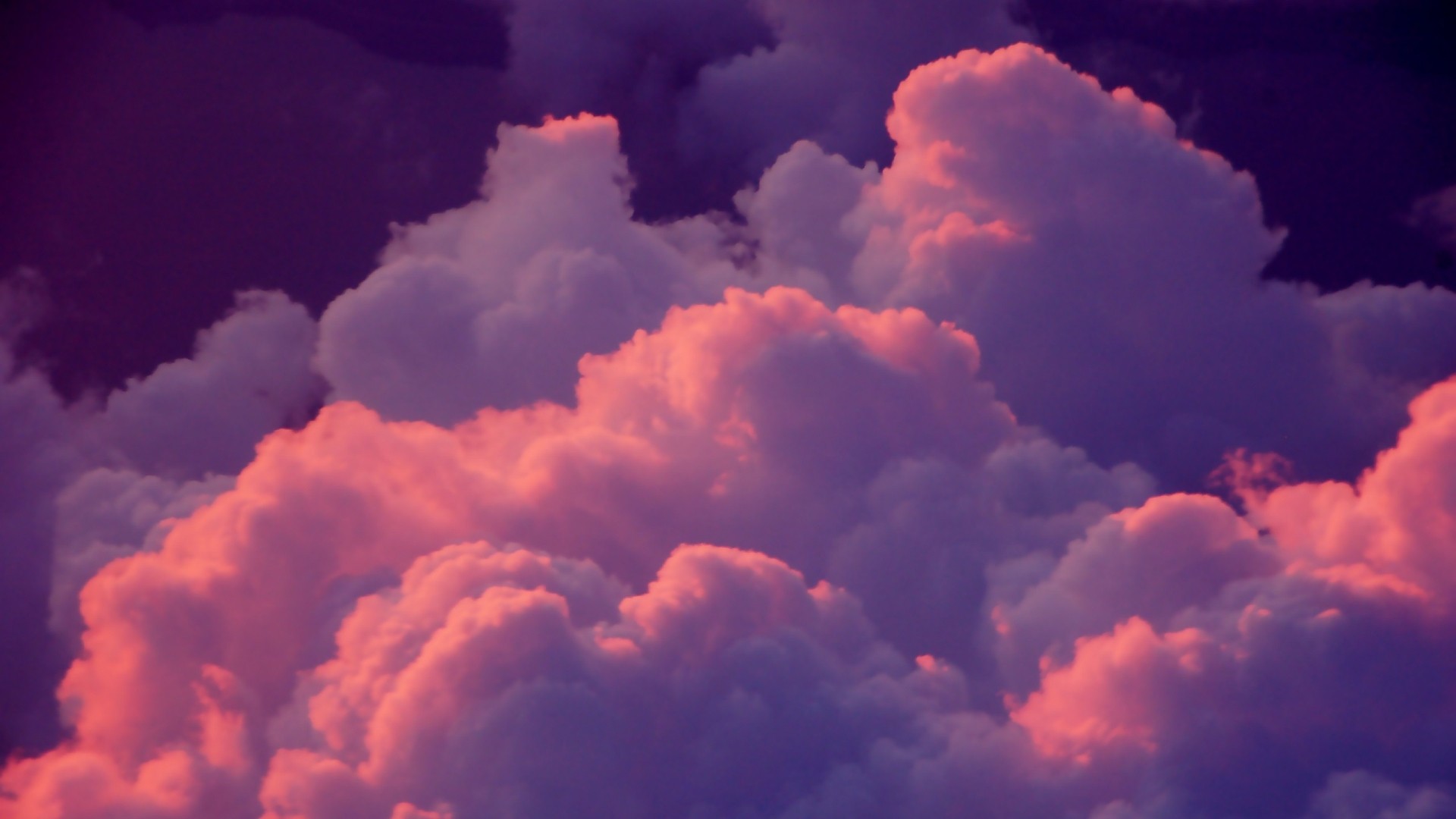 clouds, Sky, Night sky, Simple background, Nature Wallpaper