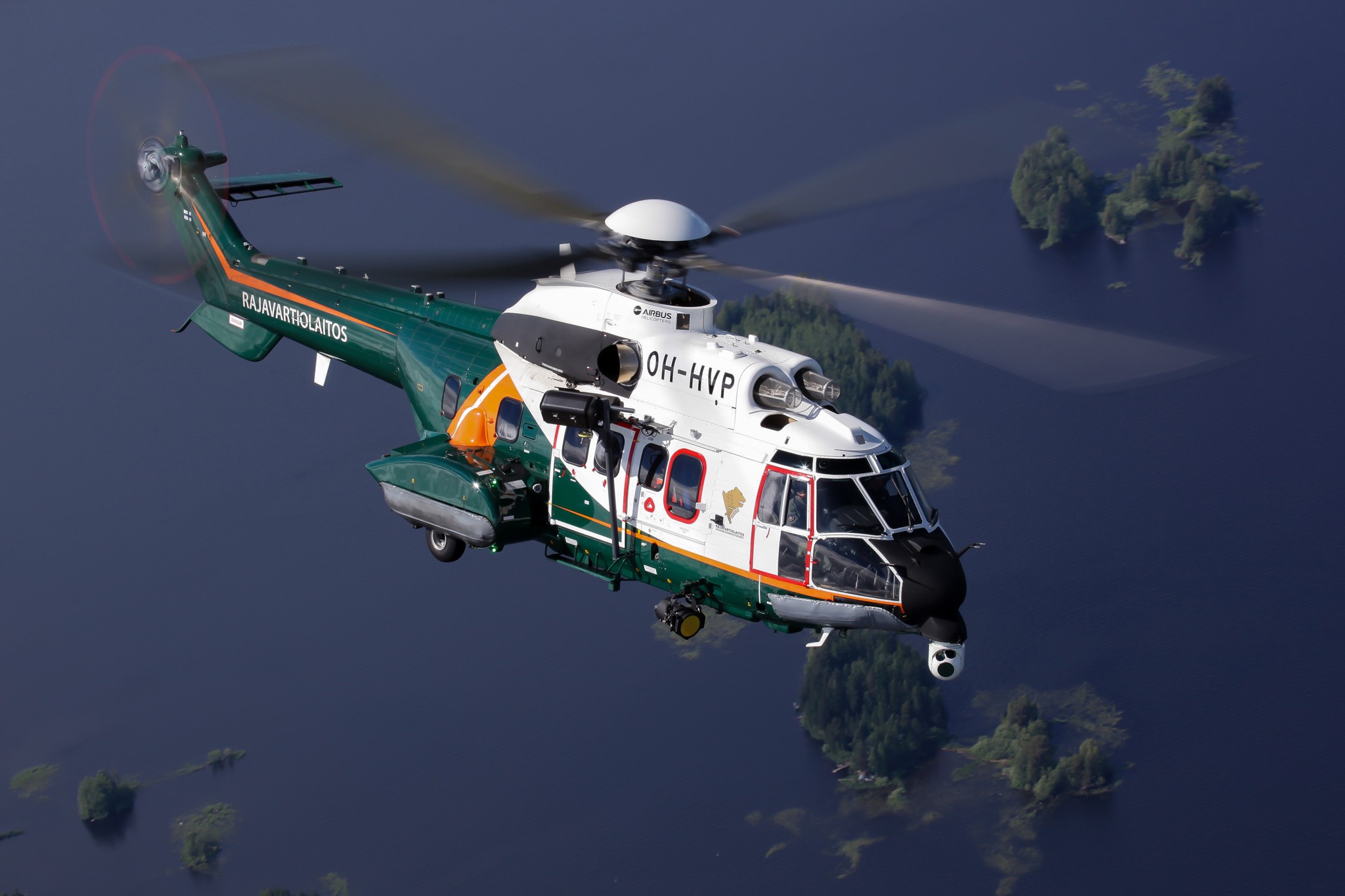 vehicle, Helicopters, Aircraft, Finnish border patrol Wallpaper