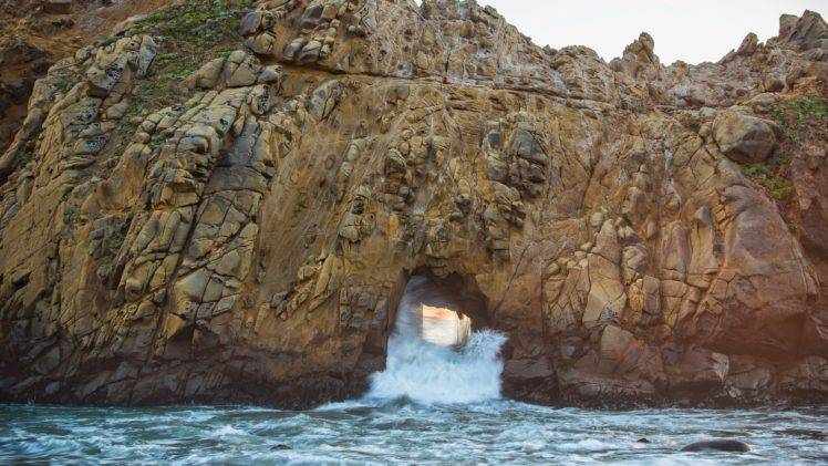 sea, Rock, Nature HD Wallpaper Desktop Background