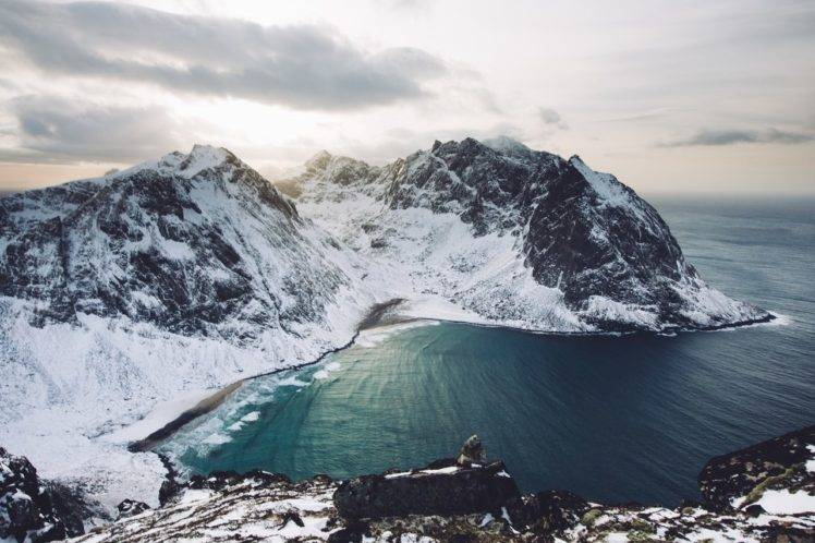 nature, Landscape, Mountains, Water, Glaciers HD Wallpaper Desktop Background