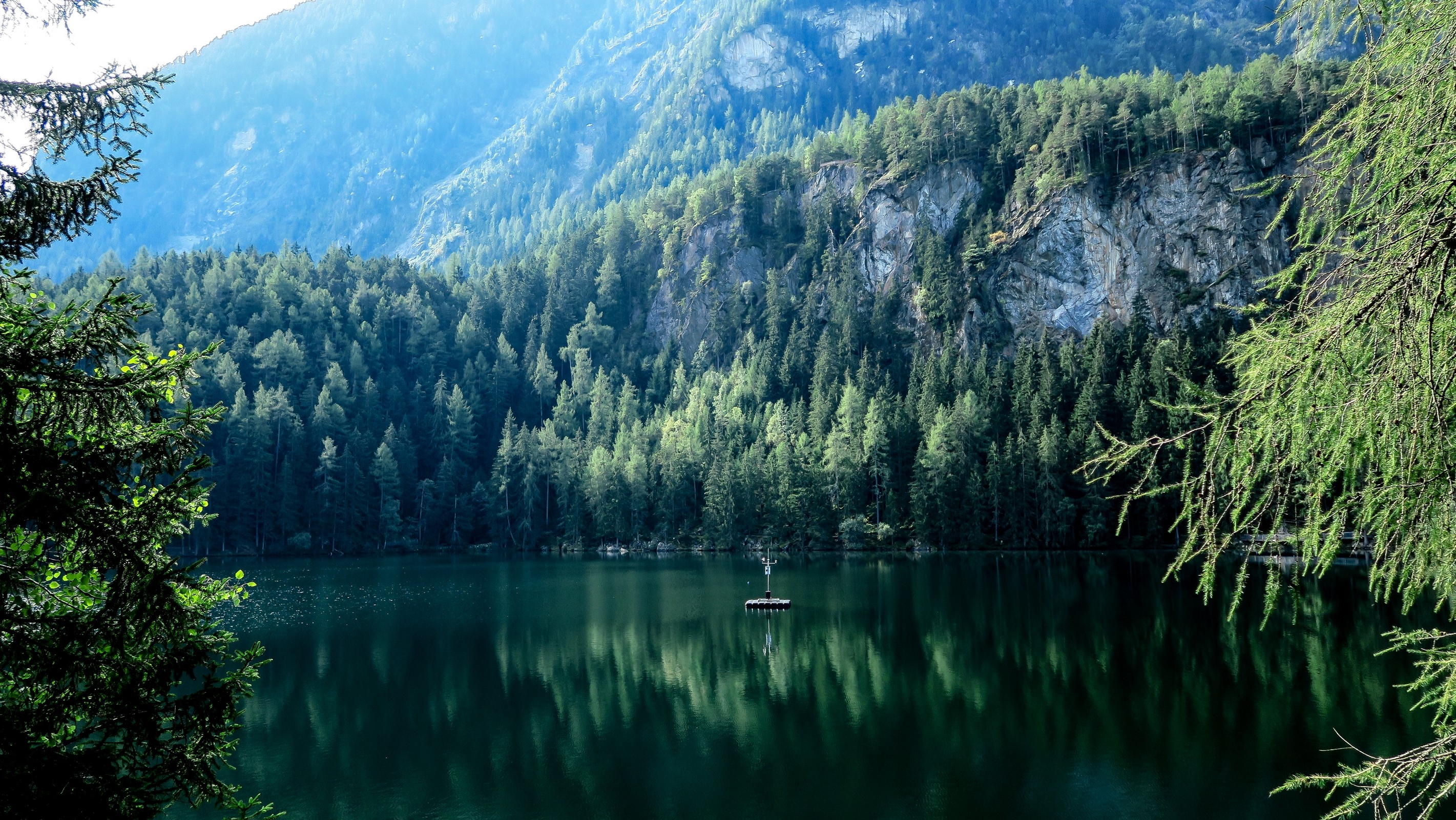 trees, Lake, Nature, Mountains, Landscape, Reflection Wallpaper