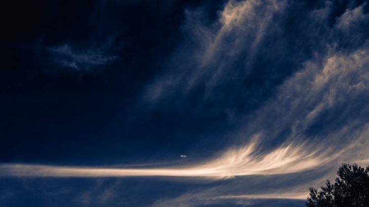 sky, Clouds, Vehicle, Aircraft HD Wallpaper Desktop Background