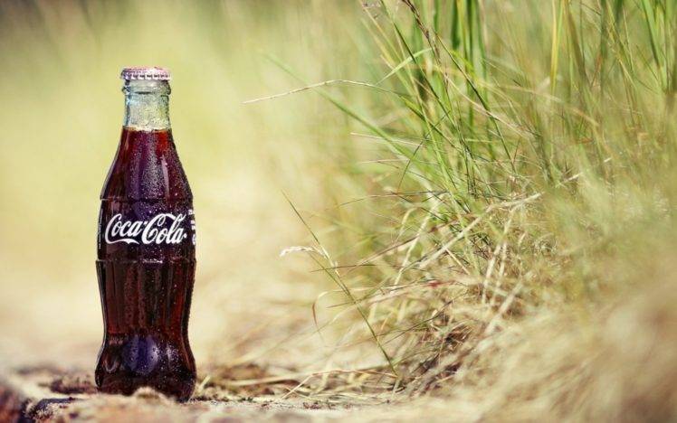 Coca Cola, Grass, Bottles HD Wallpaper Desktop Background