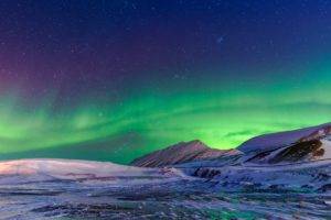 landscape, Aurora  borealis