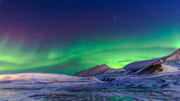 landscape, Aurora  borealis HD Wallpaper Desktop Background
