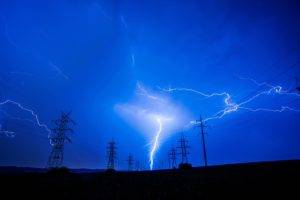 nature, Landscape, Lightning, Storm, Dark, Utility pole, Electricity, Long exposure