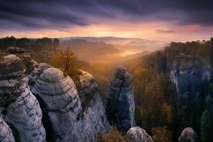 photography, Rocks, Trees, Landscape, Forest, National park, Sky, Mountains HD Wallpaper Desktop Background