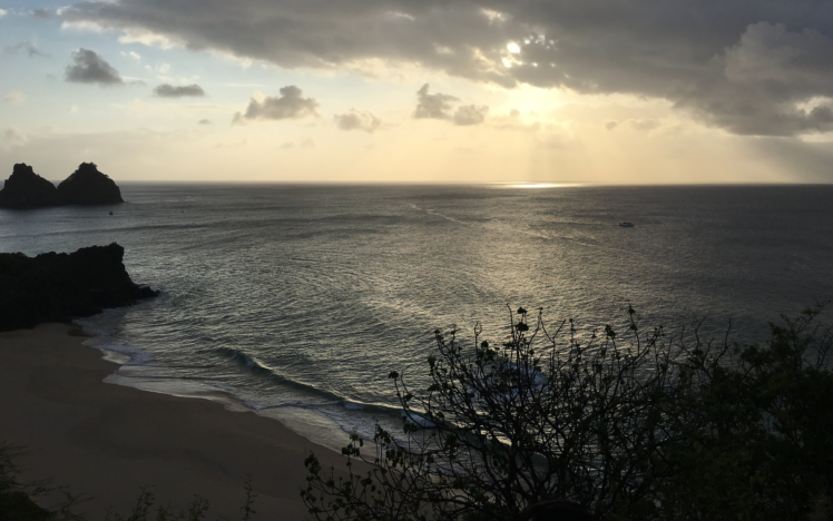 sea, Nature, Sunset, Brazil, Fernando de Noronha HD Wallpaper Desktop Background
