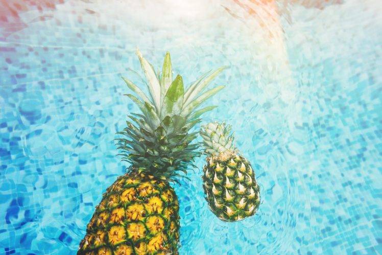 nature, Water, Fruit, Pineapples HD Wallpaper Desktop Background