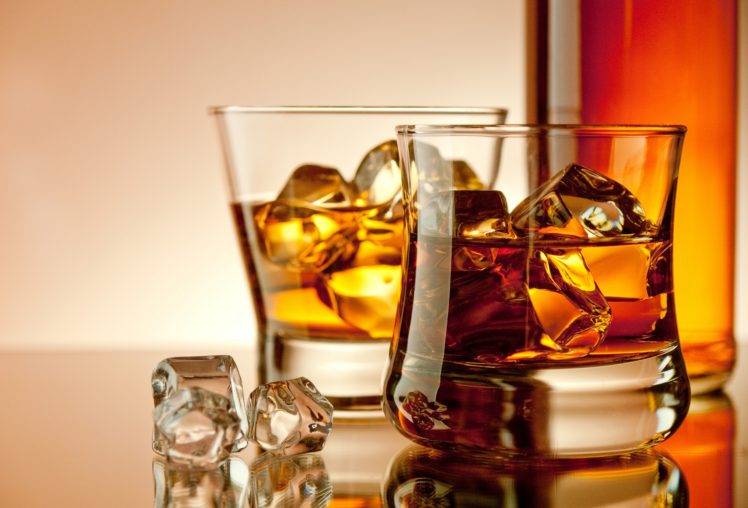 glass, Whisky, Macro HD Wallpaper Desktop Background