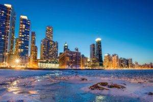 winter, Ice, Chicago