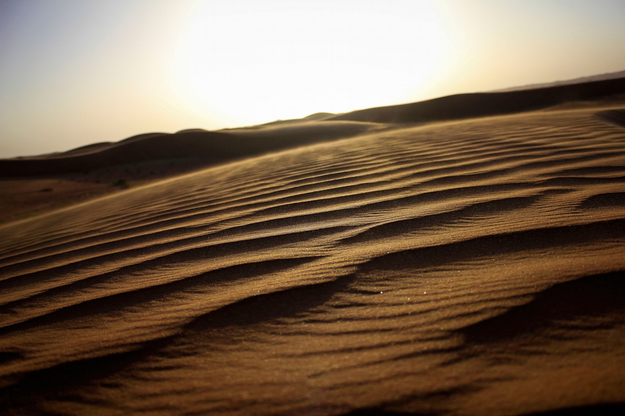 landscape, Horizon, Sand, Shadow, Desert Wallpaper
