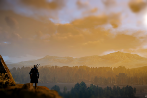 Geralt of Rivia, The Witcher 3: Wild Hunt, The Witcher, Sunset