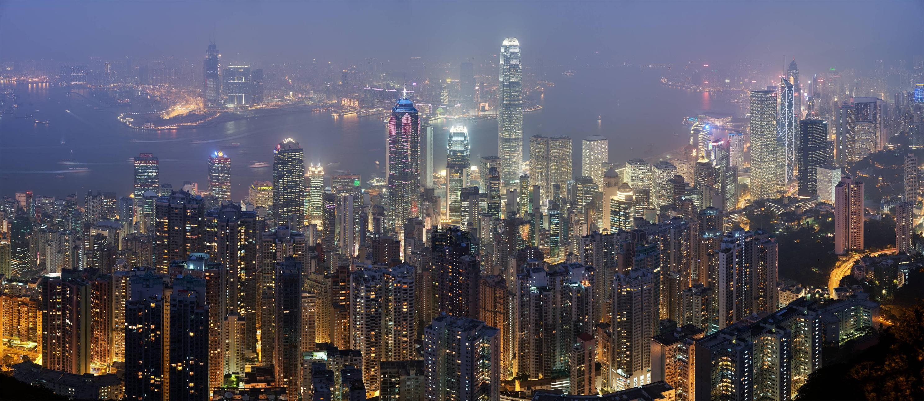 city, Sky, Nature, Hong Kong Wallpaper