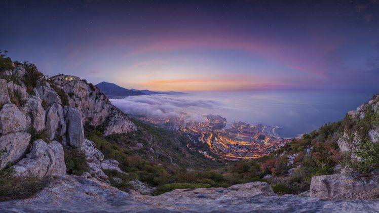 city, Sky, Nature, Monaco HD Wallpaper Desktop Background