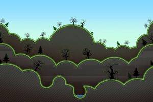 deep forest, Animations, Forest, Trees, Pine trees