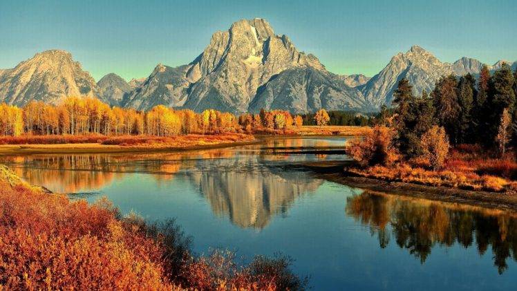 nature, Landscape, Mountains, Water, River HD Wallpaper Desktop Background