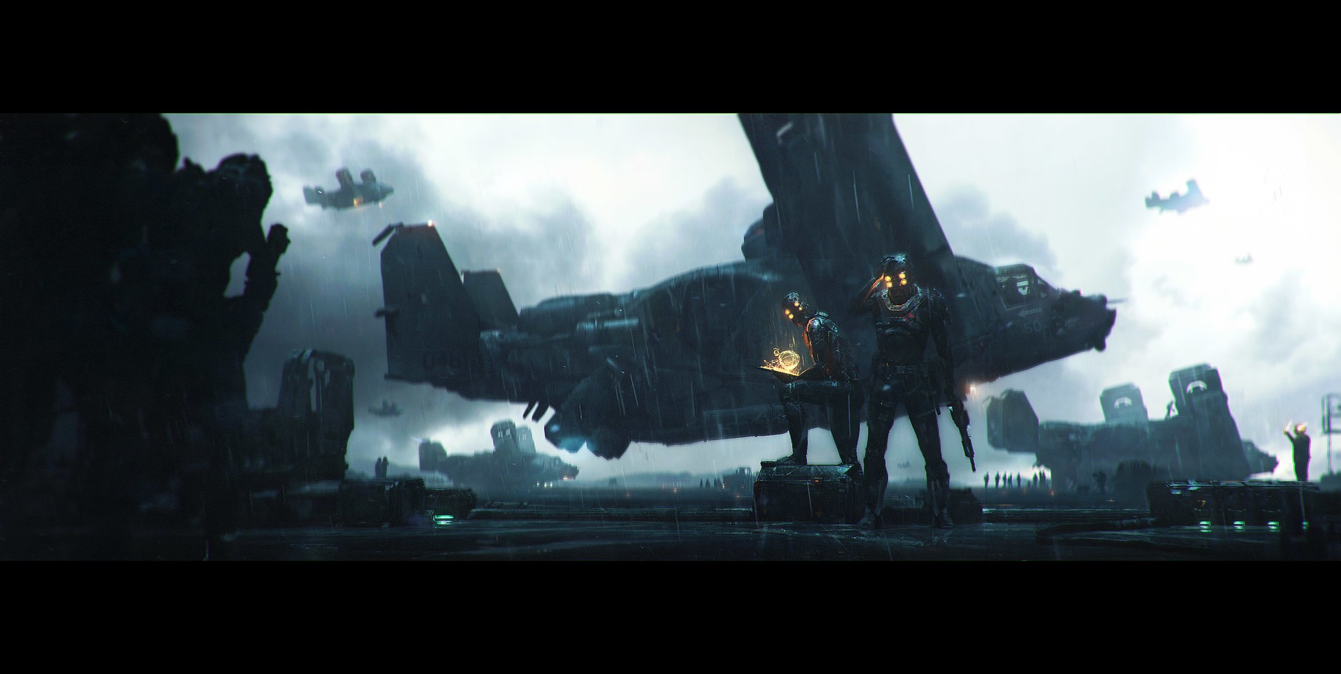 science fiction, Vehicle, Futuristic Wallpaper