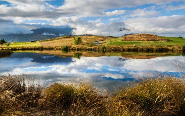 nature, Landscape, River, Clouds, Reflection HD Wallpaper Desktop Background