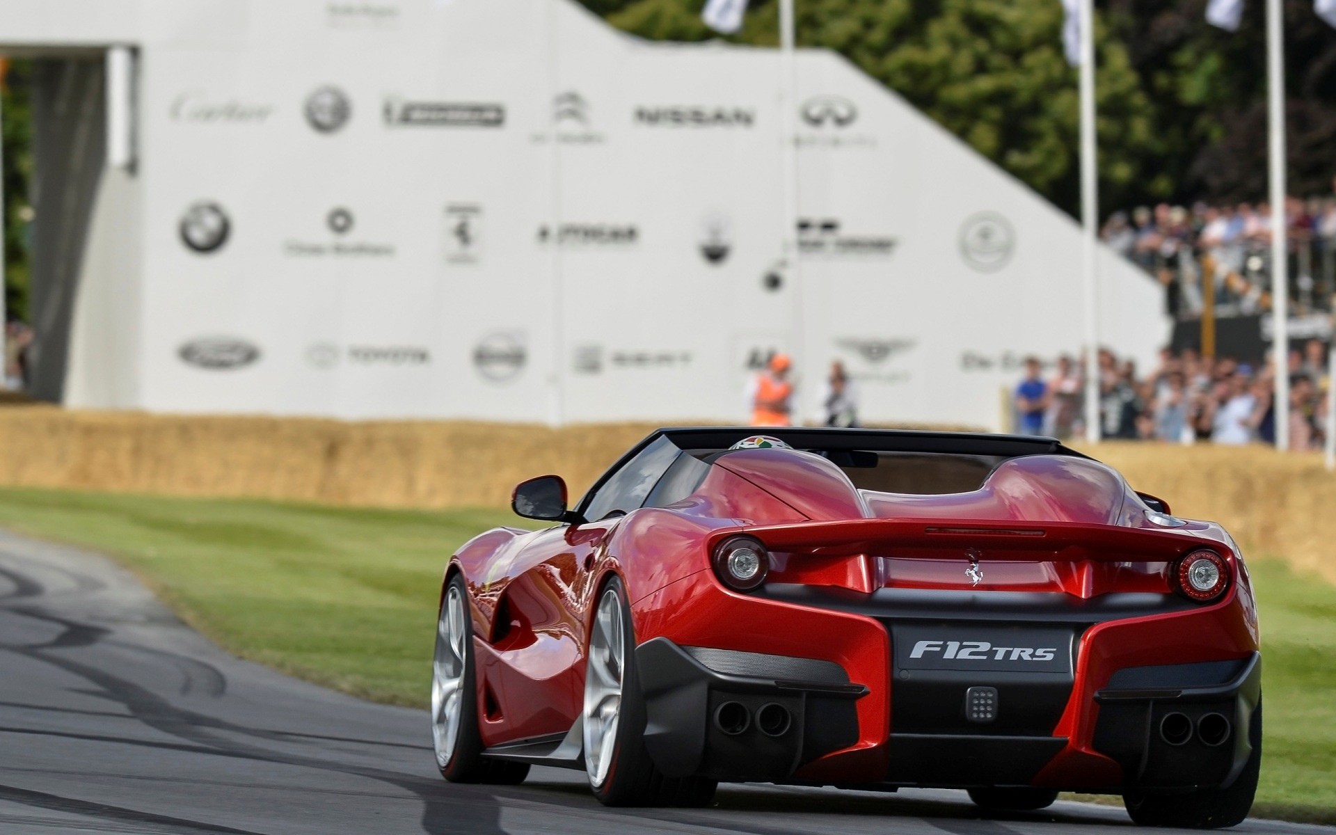 car, Ferrari, Ferrari F12 TRS, Goodwood Festival of Speed Wallpaper
